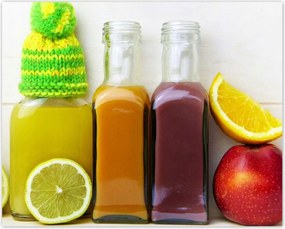 Poszterek 50x40 Egészséges italok Gyümölcsök