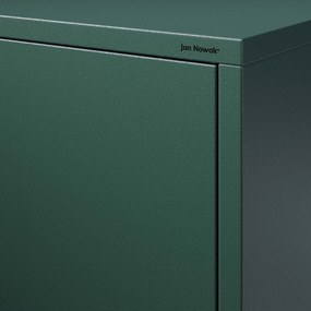 Szafka z półkami VITO, 800 x 1015 x 400 mm, Modern: butelkowa zieleń