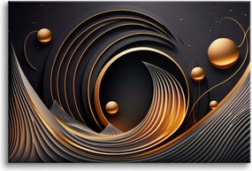 Absztrakt falikép a nappaliba Vászonképek a hálószobába 80x120