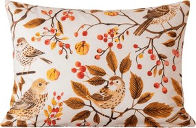 Mikroszálas párnahuzat BIRDS PUMPKIN 50x70 cm, barna