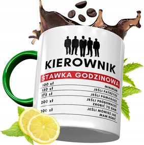 Zöld Bögre Vezetőnek Születésnapra Ajándék fényképes nyomtatással