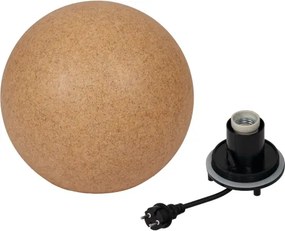 Kanlux 45935 - Kültéri lámpa STONO 1xE27/20W/230V Ø 30 cm IP65 bézs