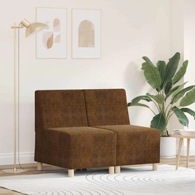 Fotel 2 pcs Barna 55 x 74 x 82 cm Műbőr velúr