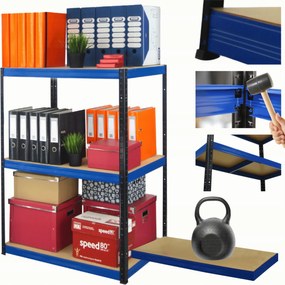 Tárolószekrény garázs fém állvány Helios 106x75x35cm 3Px175kg Pl