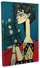 Vászon fali kép Pablo Picasso Jacqueline with Flowers másolat, 30 x 40 cm