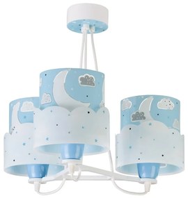Dalber Dalber 61237T - Gyerek csillár MOON 3xE27/60W/230V PI401