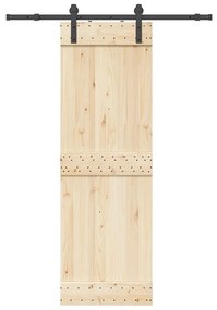 fekete acél tolóajtó fémszerelék készlet 152 cm