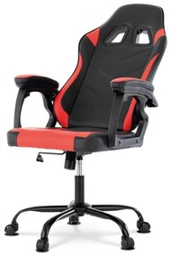Piros Ekobőr Gamer Szék, Hinta Mechanikával. KA-L626 RED