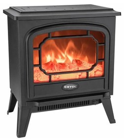 Extol - LED Elektromos kandalló fűtéssel LED/1800W/230V 40,6x35,5 cm