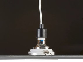 6 darabos, süllyesztett, kerek, fehér, állítható spotlámpa készlet - Chuck