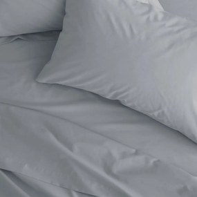 Szürke gumis perkál lepedő 150x200 cm Easy Iron Percale – Catherine Lansfield