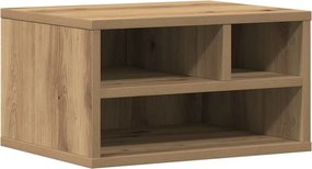 vidaXL Nyomtatóállvány Artisan tölgy 40 x 32 x 22,5 cm Faanyag