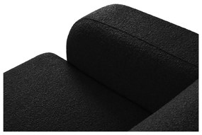 Fekete buklé sarokkanapé (jobb oldali) Molino – Micadoni Home