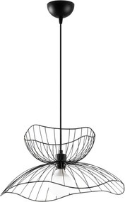 Farac 6390 fekete fém függőlámpa, Ø50 cm