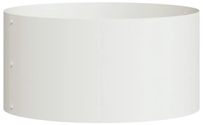 Fehér Fém Virágcserép Fehér Fém 40 cm átmérő Fém virágcserép