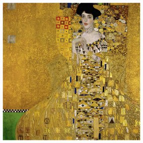 Festmény reprodukció Portrait of Adele Bloch-Bauer (Gold Portrait) - Gustav Klimt, (40 x 40 cm)