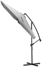 AKRON világosszürke kerti napernyő