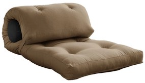 Szürkésbarna futon matrac 70x200 cm Wrap Mocca/Dark Grey – Karup Design