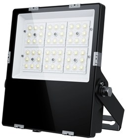 LED reflektor , kültéri , 150W , hideg fehér , 150 lm/W , OSRAM driver , slim , fekete , IP66 ,  5 év garancia , LEDISSIMO TECHNICAL