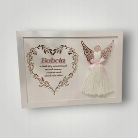 Képkeret nagyszülők napjára , nagymama napjára, nagypapa napjára, őrangyal képkeret