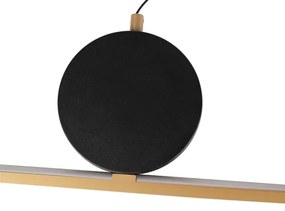 LED csillár kábelen FLORENTYNA LED/48W/230V 4000K arany/fekete