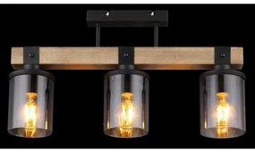 Globo 15555-3D -  Felületre szerelhető csillár LILA 3xE27/60W/230V