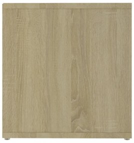 sonoma tölgy színű szerelt fa TV-szekrény 72 x 35 x 36,5 cm
