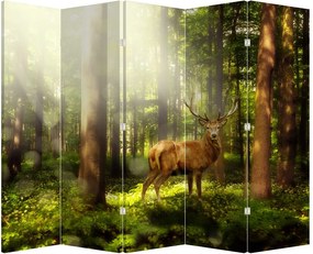 Paraván - Szarvas az erdőben (210x170 cm)