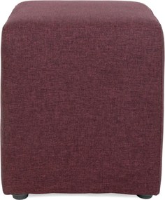 Cube puff - S78 szövet - bordó R