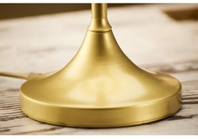 Jupiter 2112 - Asztali lámpa KASZMIR 1xE27/15W/230V fehér/arany/márvány dekor