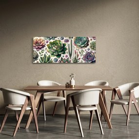 Kép - Pozsgás növények (120x50 cm)