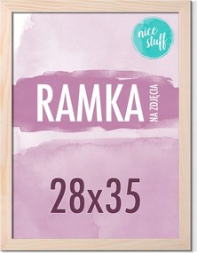 Képkeret 28x35 képkeret fa fenyő natúr