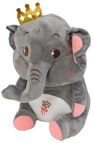 Plüss ELEFÁNT szürke babatakaróval belül