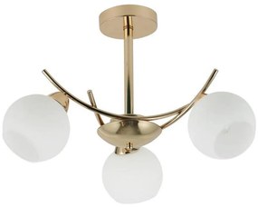 Candellux Csillár rúdon AMOS 3xE27/40W/230V arany 33-37473