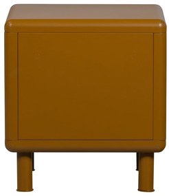 Okkersárga fém éjjeliszekrény Rune – WOOOD