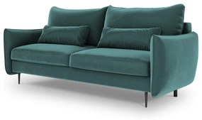 Vermont petróleumzöld kinyitható kanapé tárolóhellyel - Cosmopolitan Design