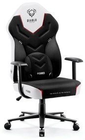 Diablo X-Gamer 2.0 Gamer szék Átlagos méret: fekete-fehér Diablochairs