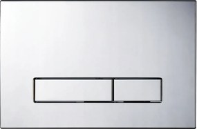 Króm öblítőgomb Hydroland Slim típusú Wc tartályhoz