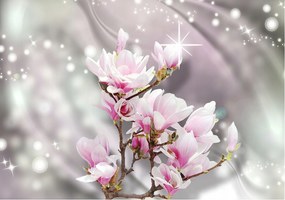 Fotótapéta Magnólia Virágos elegancia vinil falra 368x254 +ragasztó