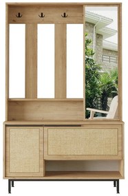 Once Walnut and Oak cipősszekrényes akasztó