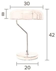 Eclipse sárgaréz asztali lámpa - Dutchbone