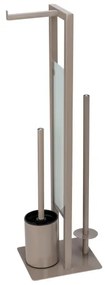 WENKO 25553100 - WC-kefe RIVALTA 18x70 cm bézs/fekete