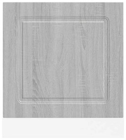 mosogatógép panel Kalmar szürke sonoma 60x1,5x67 cm gépi fa