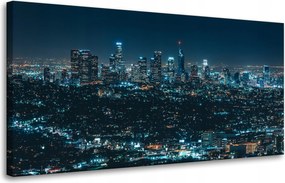 Vászonkép Építészet Los Angeles éjszaka 80X40 cm