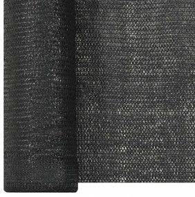 fekete HDPE belátásgátló háló 1 x 50 m 195 g/m²