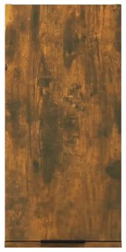 füstös tölgy színű fali fürdőszobaszekrény 32 x 20 x 67 cm
