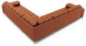 Téglavörös sarokkanapé (variálható) Bali – Cosmopolitan Design