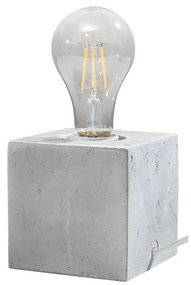 Sollux Asztali lámpa ABEL 1xE27/60W/230V beton SLX0430