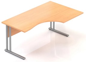 Visio ergonomikus asztal 160 x 100 cm, jobb, bükkfa