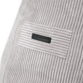 Sötétszürke kordbársony babzsákfotel Snug 100 – SLOWDOWN